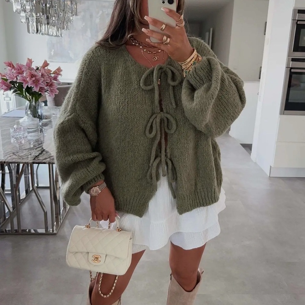 Olive Green Women's Sweater